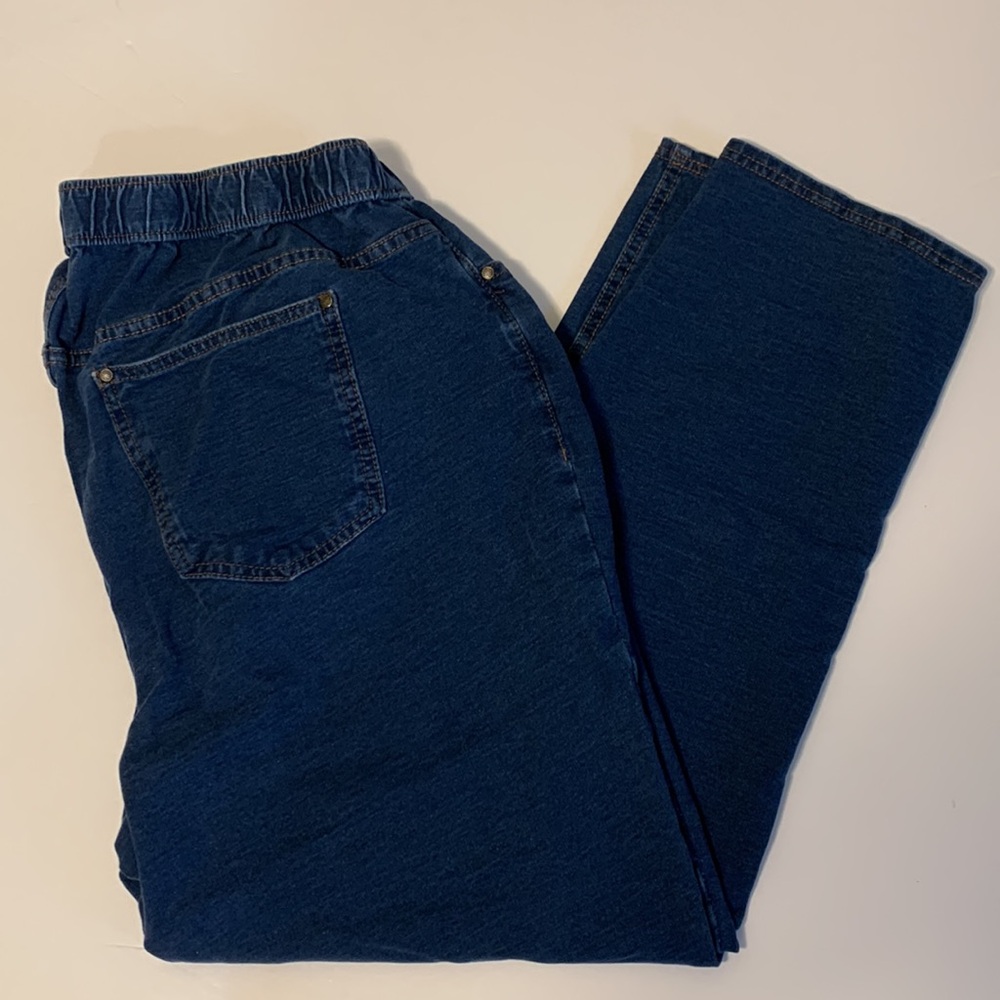 Women 2X Catherine’s knit pull on jeans - Picture 4 of 5
